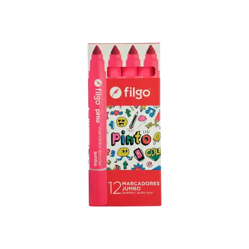 MARCADOR ESCOLAR JUMBO ROSA X1 FILGO