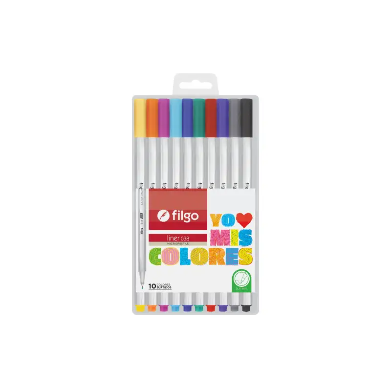 MICROFIBRA LINER 038 0.4MM EST. CLASICOS X10 FILGO