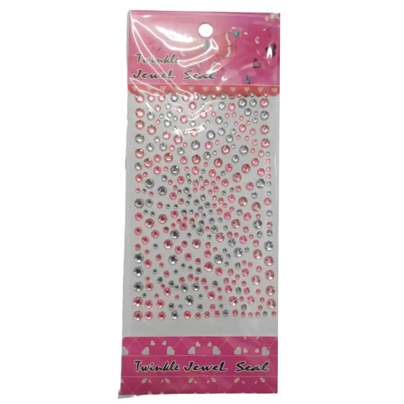 STICKER PIEDRAS CON BRILLO