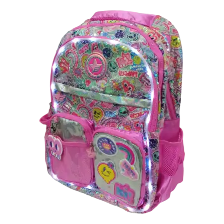 MOCHILA ESPALDA 18 CON LUZ MAGIC PATCH