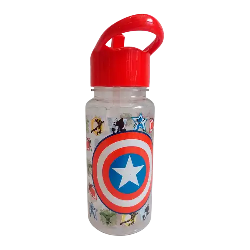 BOTELLA 500ML STRAW TOP AVENGERS BELGIOCO