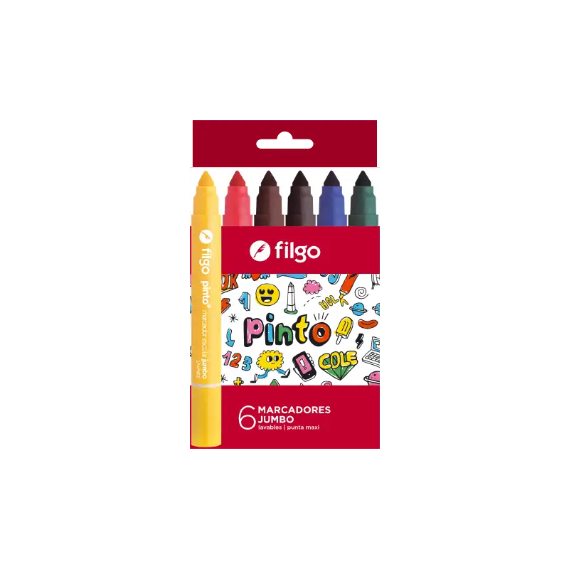 MARCADOR ESCOLAR JUMBO X6 FILGO