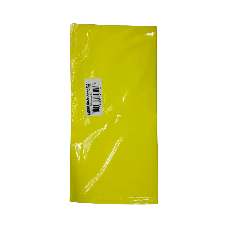 PAPEL SEDA X10HJS AMARILLO LUMA