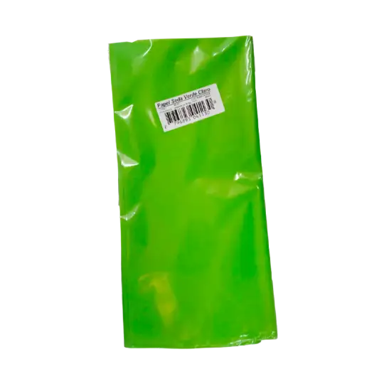PAPEL SEDA X10HJS VERDE CLARO LUMA