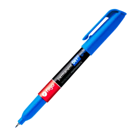MARCADOR FILGO PERMANENTE 041 EXTRA FINO AZUL X1
