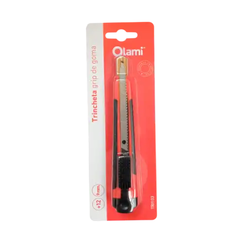 TRINCHETA GRIP GOMA 9MM CON GUIA METAL