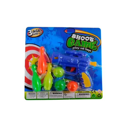 PISTOLA LANZADORA X7PCS BLISTER