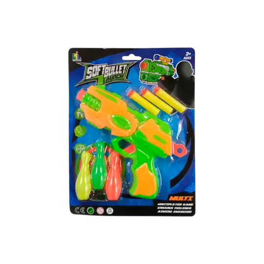 PISTOLA LANZA DARDOS BLISTER