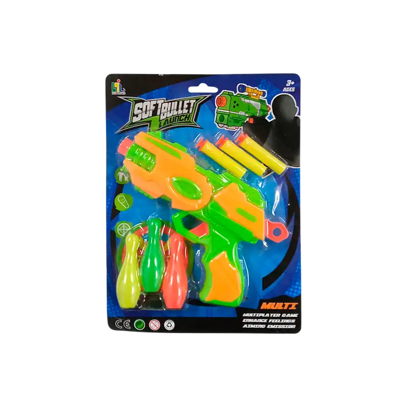 PISTOLA LANZA DARDOS BLISTER