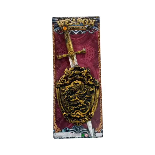 ESPADA CON ESCUDO BLISTER
