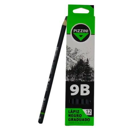 LAPIZ GRAFITO GRADUADO 9B X12