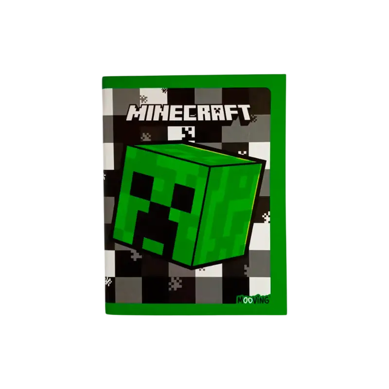 CUADERNO MOOVING 16X21 48HJS T/FLEX MINECRAFT