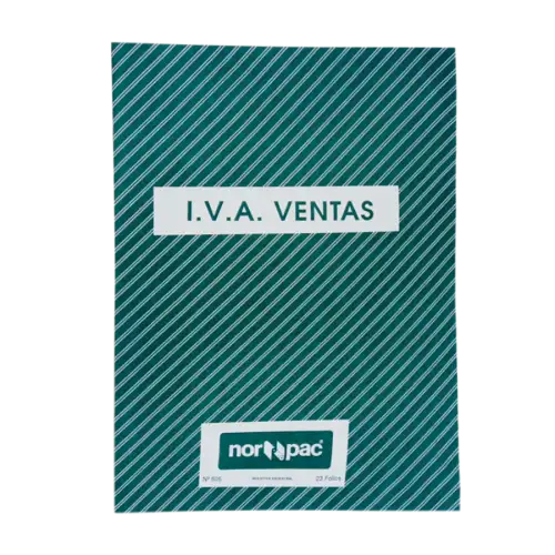 LIBRO IVA VENTAS TAPA/FLEX 23 FOL NORPAC