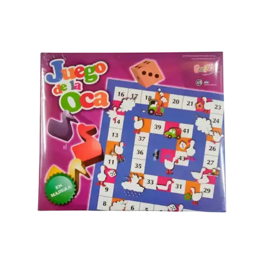 JUEGO DE LA OCA OCA ORIGINAL EN MADERA