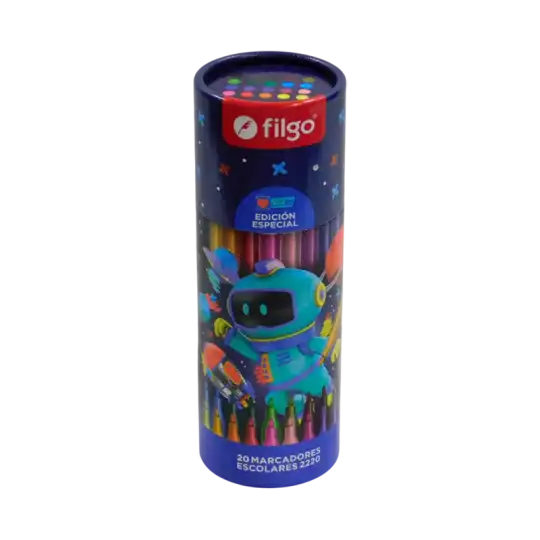 MARCADOR PINTO X20 TUBO GAMER FILGO