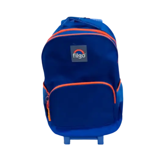 MOCHILA FILGO STARPAK PLAIN 18 C/CARRO AZUL