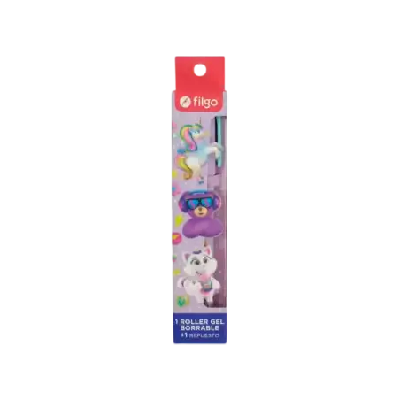 ROLLER GEL BORRABLE BORRAX CON REPUESTO SURT FILGO