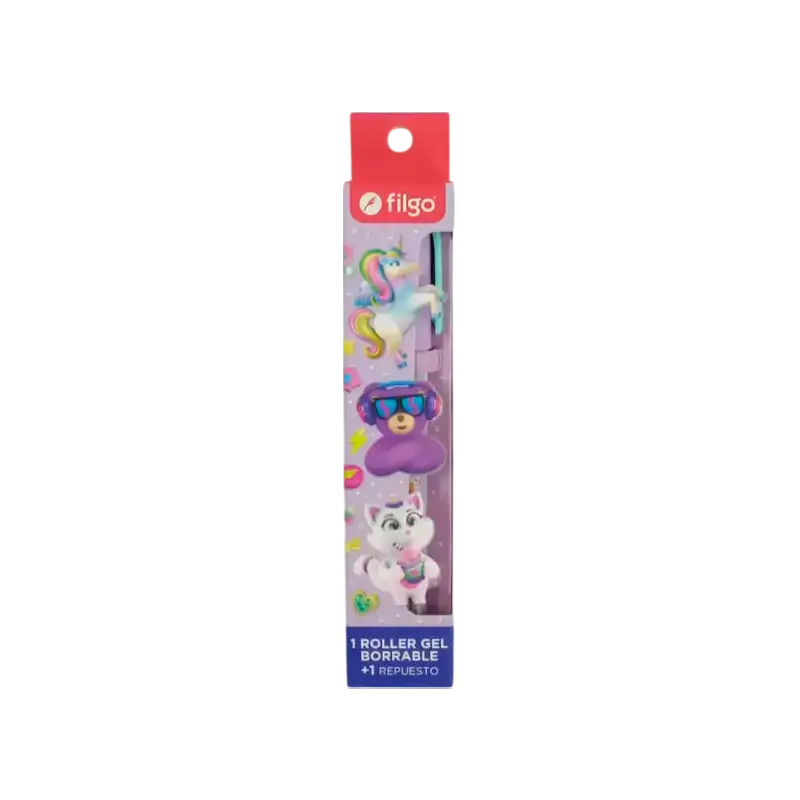 ROLLER GEL BORRABLE BORRAX CON REPUESTO SURT FILGO