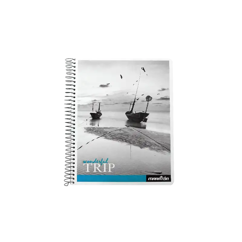 CUADERNO MARATON 16X21 80HJS CUADRIC ESPIRAL