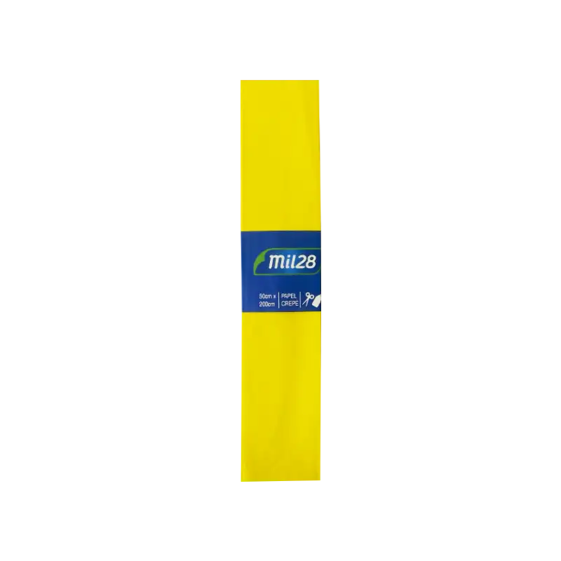 PAPEL CREPE AMARILLO X1 MIL28