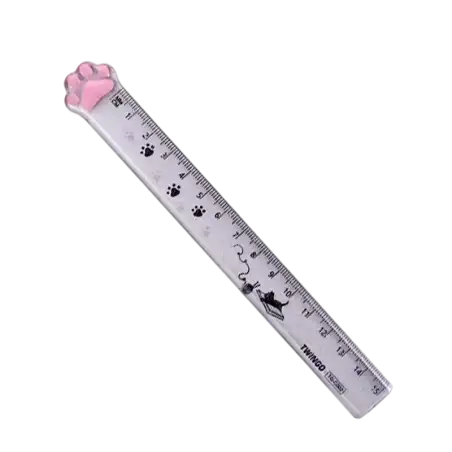 REGLA 15 CM HUELLITAS