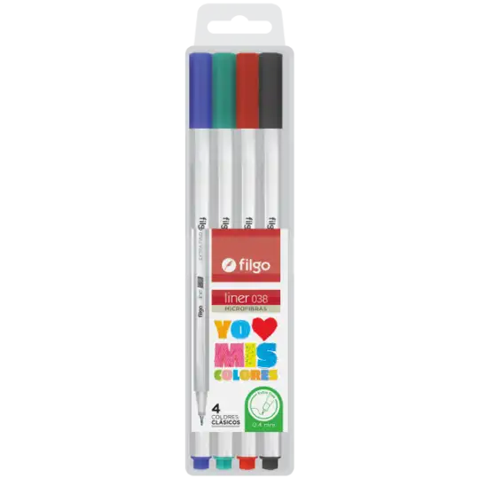 MICROFIBRA FILGO LINER 038 0.4MM EST. CLASICA X4