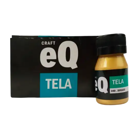 PINTURA PARA TELA DORADO 37CC EQ