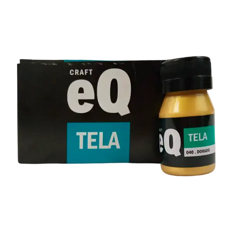 PINTURA PARA TELA DORADO 37CC EQ