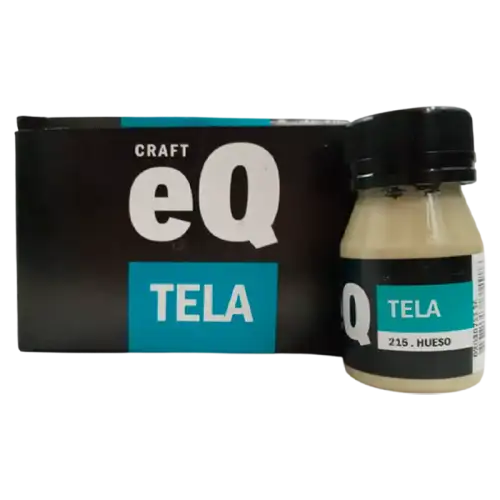 PINTURA PARA TELA HUESO 37CC EQ