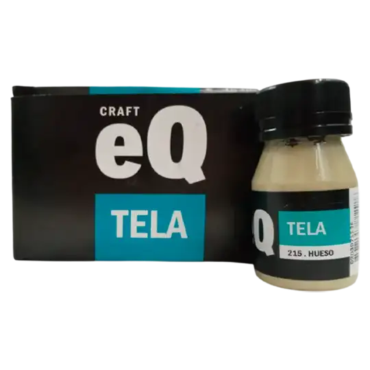 PINTURA PARA TELA HUESO 37CC EQ