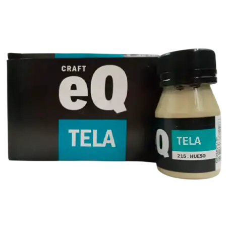 PINTURA PARA TELA HUESO 37CC EQ