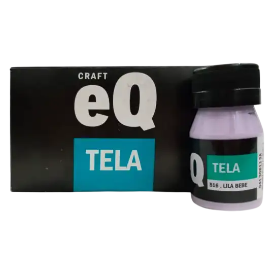 PINTURA PARA TELA LILA BEBE 37CC EQ