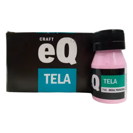 PINTURA PARA TELA ROSA PRINCESA 37CC EQ