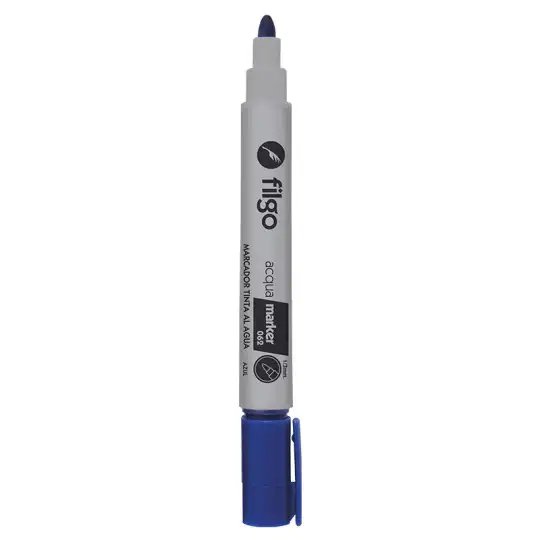 MARCADOR AL AGUA 062 AZUL X1 FILGO