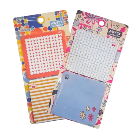 STICKER NOTE STRIPES FLORAL