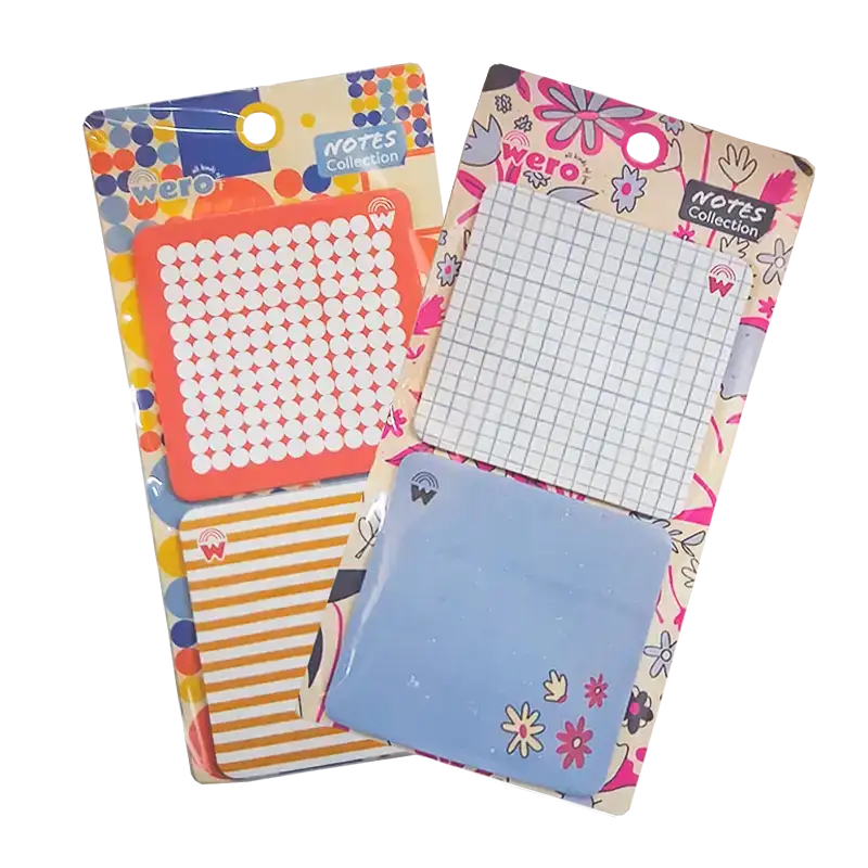 STICKER NOTE STRIPES FLORAL
