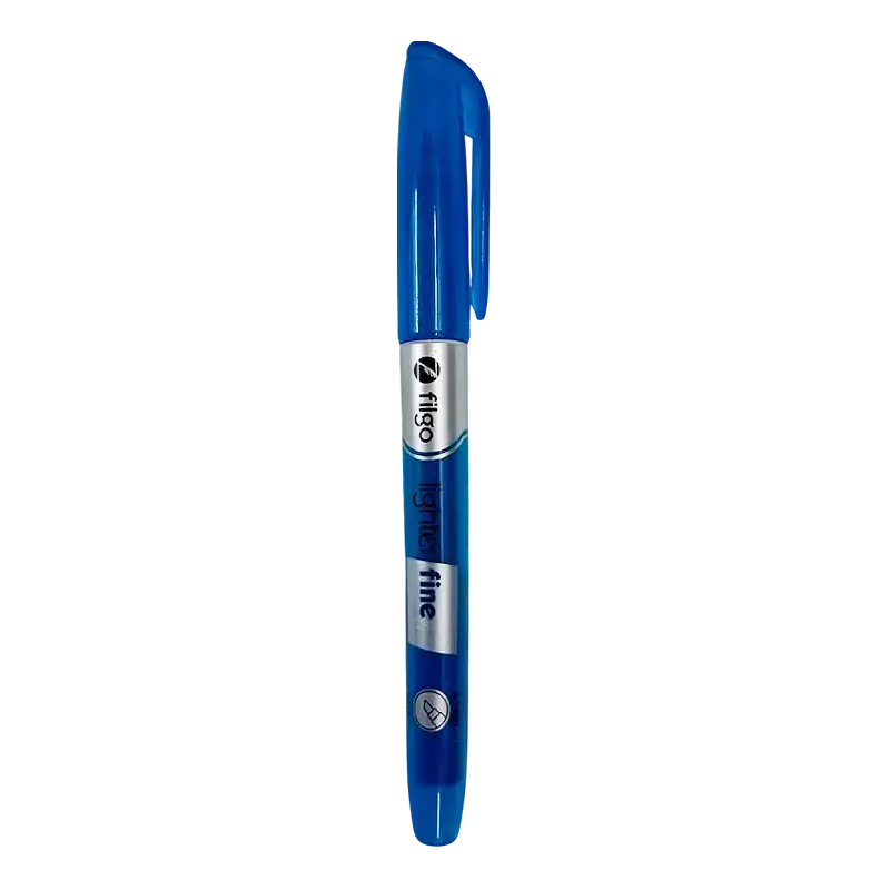RESALTADOR LIGHTER FINE X1 CELESTE FLUO FILGO