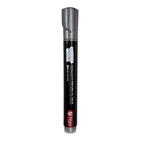 MARCADOR PINTURA AL AGUA TNT 3.0 X 1PLATA FILGO