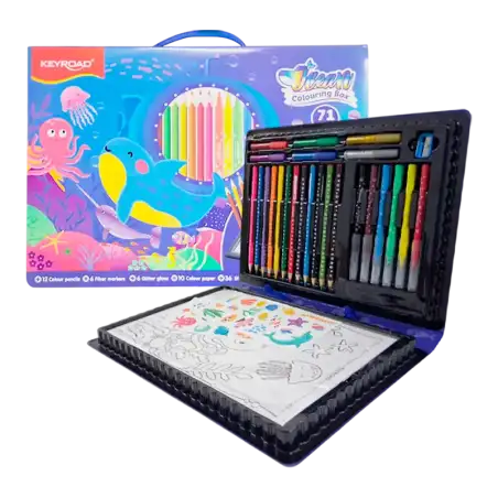 SET MALETIN PARA COLOREAR TAPA UNISEX