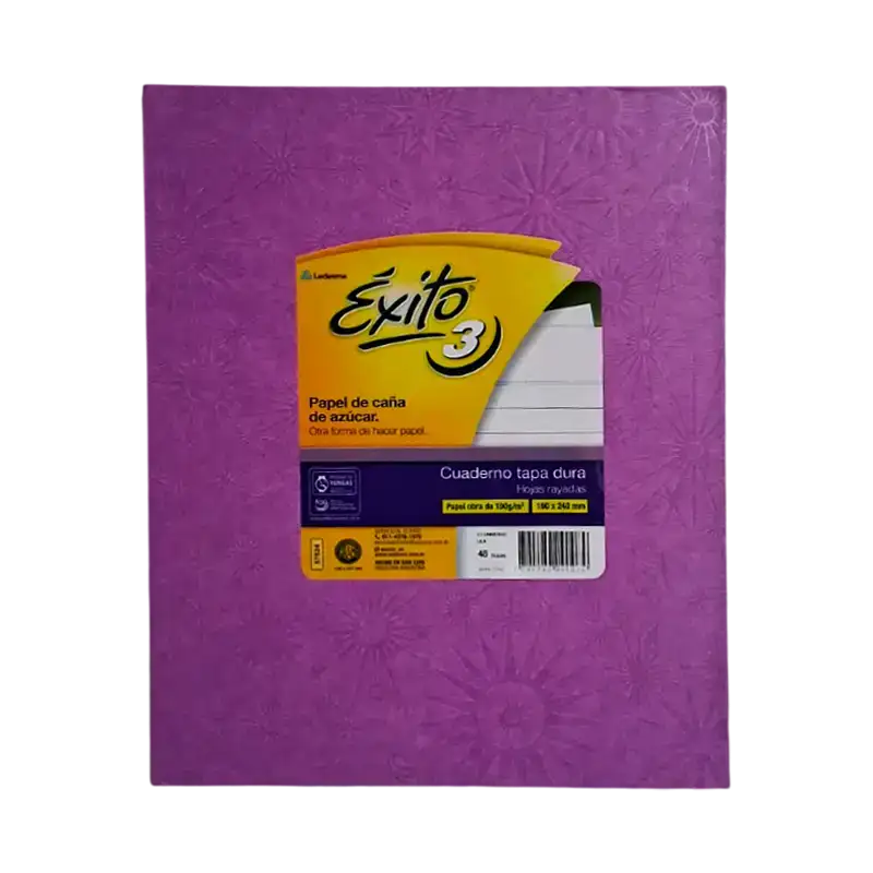 CUADERNO TD EXITO 3 LILA 48H RY
