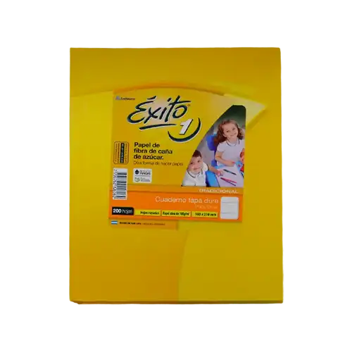 CUADERNO E1 16X21 TAPA DURA 200H RAY EXITO
