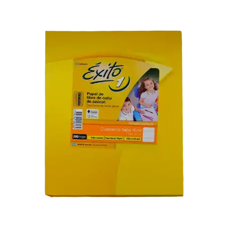 CUADERNO E1 16X21 TAPA DURA 200H RAY EXITO