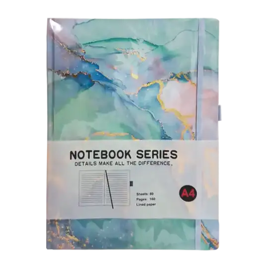 CUADERNO A4 MARMOLADA 80HJS RAYADAS