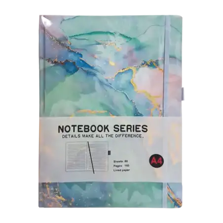CUADERNO A4 MARMOLADA 80HJS RAYADAS
