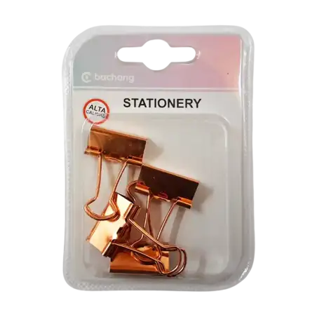 BROCHE METAL EN BLISTER X4 25MM