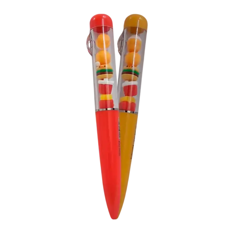 BOLIGRAFO FAST FOOD CON MINIATURA RETRACTIL