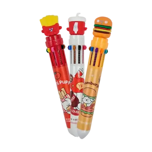 BOLIGRAFO MULTI X10 FAST FOOD