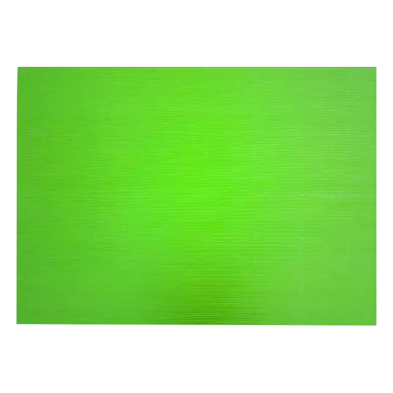 CARTON CORRUGADO VERDE MANZANA  50X70CM X1