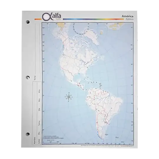 MAPA N3 AMERICA POLITICO