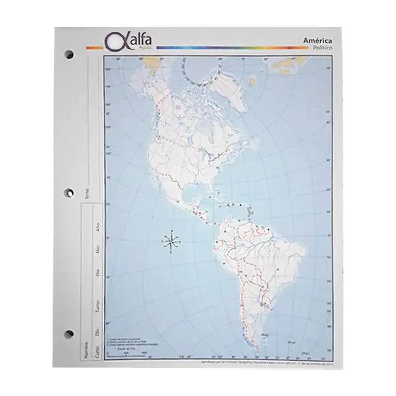 MAPA N3 AMERICA POLITICO